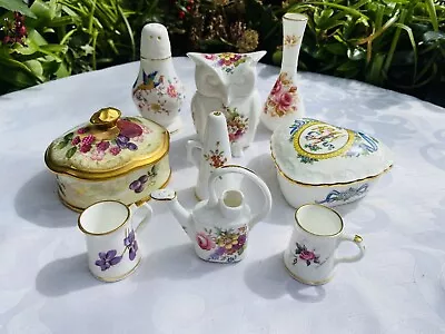 Buy Hammersley Bone China Collection Of Trinkets 9 Pieces Job Lot • 15£