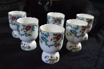 Buy 6 Antique Royal Cauldon Double Egg Cups~ Exquisite~ ENGLAND • 37.94£
