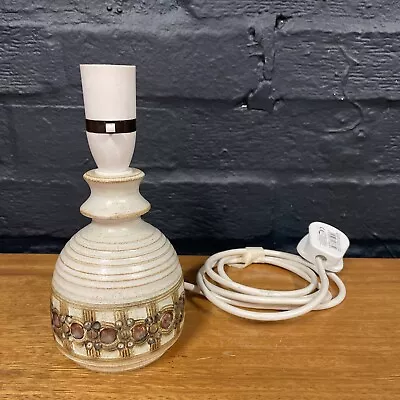 Buy Vintage Mid Century Jersey Studio Pottery Small Table Lamp SF1- • 37.99£