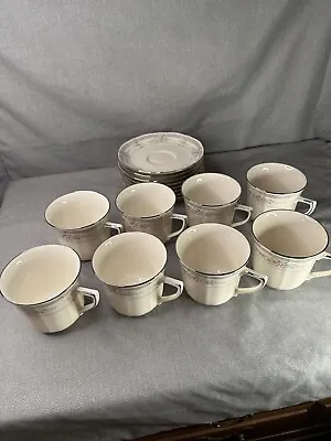 Buy Noritake China Rothschild Teacup & Saucers (8 Available) • 14.40£