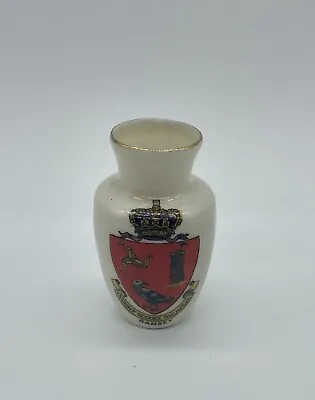 Buy Vintage Carlton Ware Crested China Ramsey Souvenir Collectable Miniature Vase • 6.95£