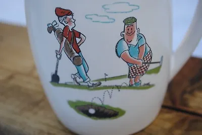Buy Vintage Golfing Mug Novelty Golf New Devon Pottery Newton Abbot Golf Humour • 12£