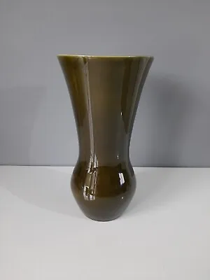 Buy Arthur Wood Tall Olive Green Ceramic Vase - CADIZ - 28 Cm Tall - GC • 6£