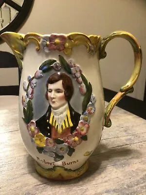 Buy Beswick Ware Hand Painted Pitcher Featuring Robert Burns, Made In England • 65.68£