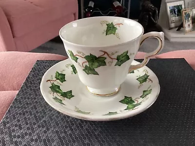 Buy Vintage Colclough Ivy Leaf Bone China Cup And Saucer Gold Detail A66 • 7£