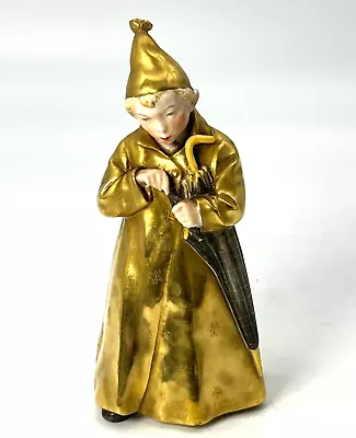 Buy Antique Rare Royal Copenhagen #1145 Gold Overglaze Sandman Porcelain Figurine • 467.77£