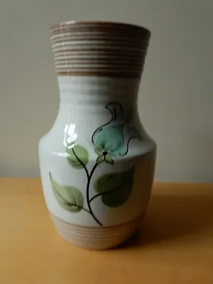 Buy Mid-century, Edward Radford Pottery, Hand Painted Vase, 1267, Marked, 26 Cm Tall • 15£