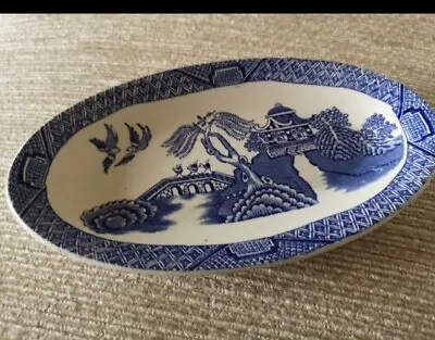 Buy Woods Ware Willow Small Oval Serving Plate/Platter - 22cm • 5£