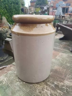 Buy Vintage Stoneware Storage Jar Pot Ideal Vase Kitchen Rustic • 15£
