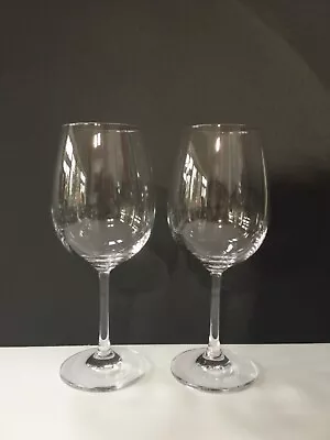 Buy Pair Of DARTINGTON CRYSTAL Stemmed Large Capacity Wine Glasses - 8 1/8” Tall • 12£