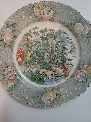 Buy Antique Adams China England Dinner Plate   WoodCock Shooting  Hand Painted.  • 26.55£
