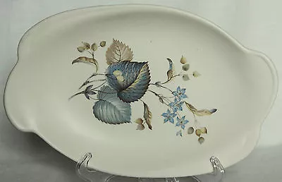 Buy Vintage Leaf Pattern Sandwich Platter - Axe Vale Pottery • 14.99£