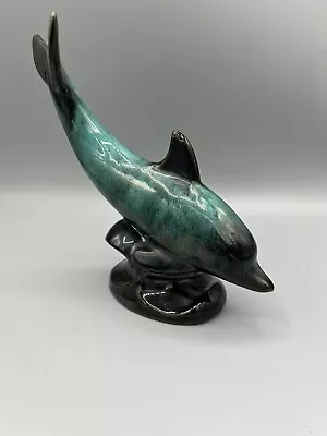 Buy Vintage Blue Mountain Pottery Dolphin Green 7 1/2 X8 1/2  • 14.47£