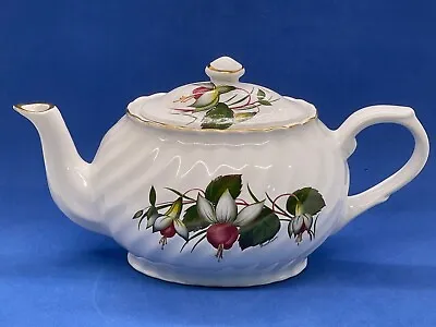 Buy Arthur Wood & Son Staffordshire England Est’ 1884 Floral Teapot #6499 • 15.11£