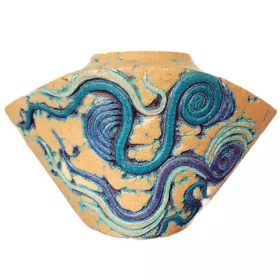 Buy 1990s Eric Boos Postmodern Ceramic Vase Studio Pottery Sculptural Vessel Signed • 110.73£