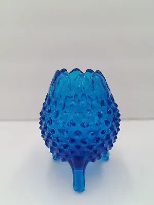 Buy Fenton Cobalt Blue 3-Footed Hobnail Vase • 28.77£