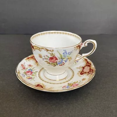 Buy Tuscan Fine English Bone China Windsor Pattern Tea Cup And Saucer • 8.54£