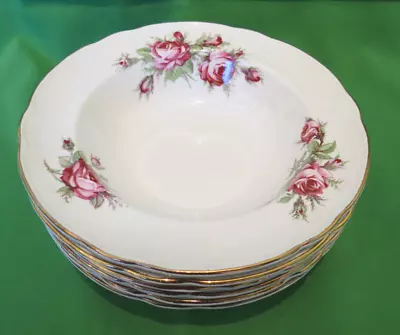 Buy Rare Washington Pottery Ltd Hanley Earthenware Floral  Dessert / Cereal Bowl X6 • 13.50£