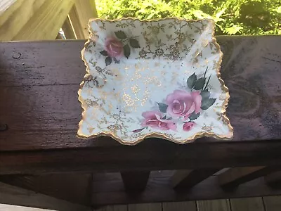 Buy Old Foley James Kent Stanford Shire England Roses Trinket / Candy Dish • 8.52£