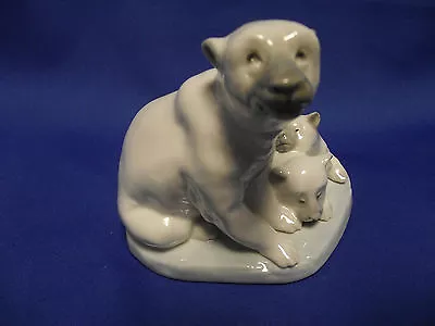 Buy Lladro Polar Bears With Cubs Mint 5434 • 86.51£