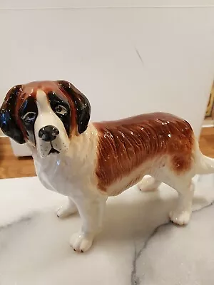 Buy Melba Ware St Bernard Dog Figurine Vgc  H18CM X W22CM   • 15£