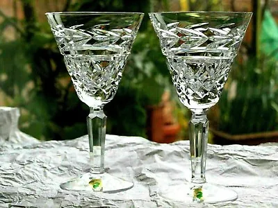 Buy Waterford Crystal Glandore 10oz. Water/ Wine Goblet Glasses Pair New • 160£