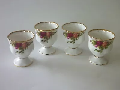 Buy Royal Albert Old Country Roses - 4 Egg Cups - Old B/S • 32£
