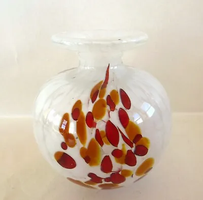 Buy Mdina Glass Squat Posy Vase 7cm. • 7.99£