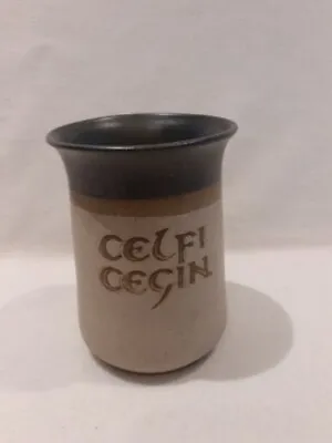 Buy Tregaron Cymru Pottery Celfi Cegin Utensil Holder Pot.Wales. Rare. • 29.99£
