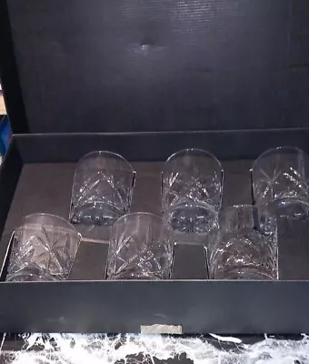 Buy Gleneagles Of Edinburgh Crystal Whiskey Glasses X 6 • 24.49£
