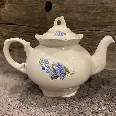 Buy Antique English Porcelain Teapot, Arthur Wood, Floral Made In England • 19.07£