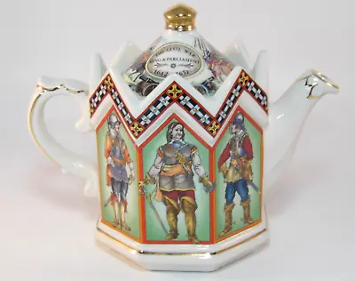 Buy Sadler The Civil War Charles 1st King & Parliament 1 Pint Teapot C2000 Excellent • 13.99£