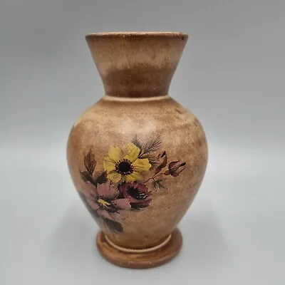 Buy A Vintage Vallauris, French, Small Pottery Posy Vase Floral Pattern, VGC. • 18£