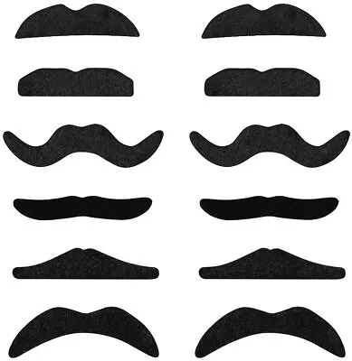 Buy Fake Moustache Mustache Hen Party Self Adhesive Stag Kids Fancy Dress Costume • 2.29£