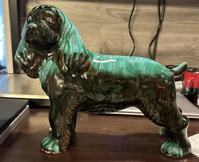 Buy Vintage Blue Mountain Pottery Cocker Spaniel Dog Figurine Statue Large • 33.57£