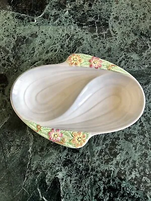 Buy Vintage Shorter & Son Pottery Floral Twin Dish • 10£