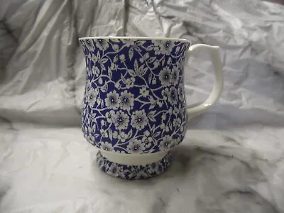 Buy Queen's Victorian Calico On Base Lovely Blue & White Floral Mug 3.5  Tall China • 2.95£