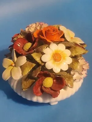 Buy Vtg Royal Adderley Bone China Floral Bouquet England Hand Painted Flowers  • 24£