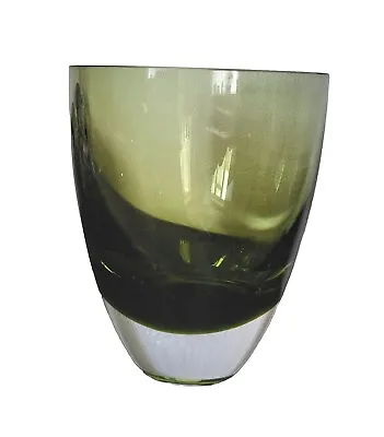 Buy Caithness Moss Green Barrel Vase 4019 • 4.40£