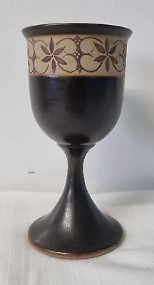 Buy Studio Pottery Hand Painted  Goblet • 12£