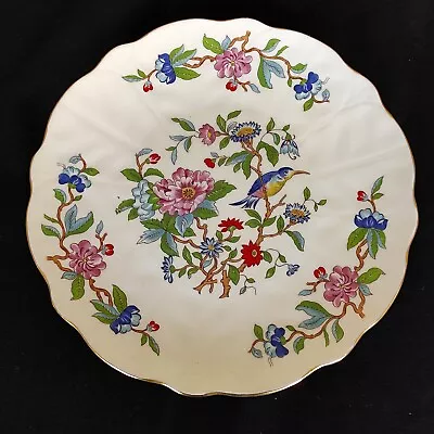 Buy Aynsley Pembroke 26cm Floral Plate C1950 • 30£