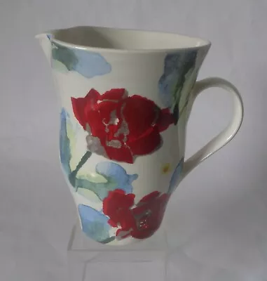 Buy Janice Tchalenko - Poole Pottery - Large Jug - Poppy Design • 19.99£