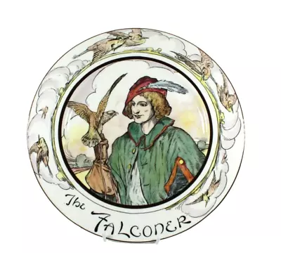 Buy Vintage ROYAL DOULTON Series Ware Plate THE FALCONER D.6279 • 12£