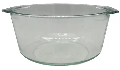 Buy Vtg Pyrex 3 Quart Clear Glass Mixing Bowl With Handles #344 USA Scratches • 9.46£