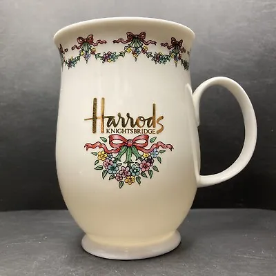 Buy Harrods Knightsbridge Flowers & Ribbons Fine Bone China Mug Made In England • 19.95£