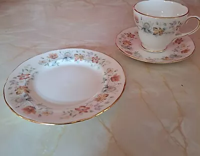 Buy Duchess Bone China Evelyn Cup And Saucer And Dessert/salad Plate No Chips • 5.95£