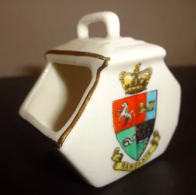 Buy Vintage Gemma Crested China Coal Scuttle - Ramsgate Crest • 4.99£