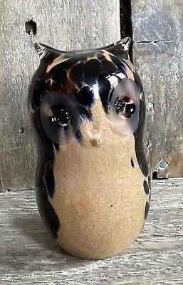 Buy Langham Studio Brown Owl Glass Paper Weight . Perfect Condition. • 16£