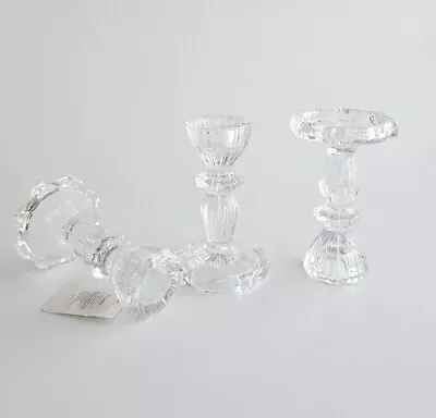 Buy John Lewis Talking Tables Boho Glass Candle Holder Clear H15.5cm • 9.90£