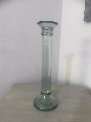 Buy Recycled Glass Made In Spain For Parlane Large Candlestick  See Description • 6.99£